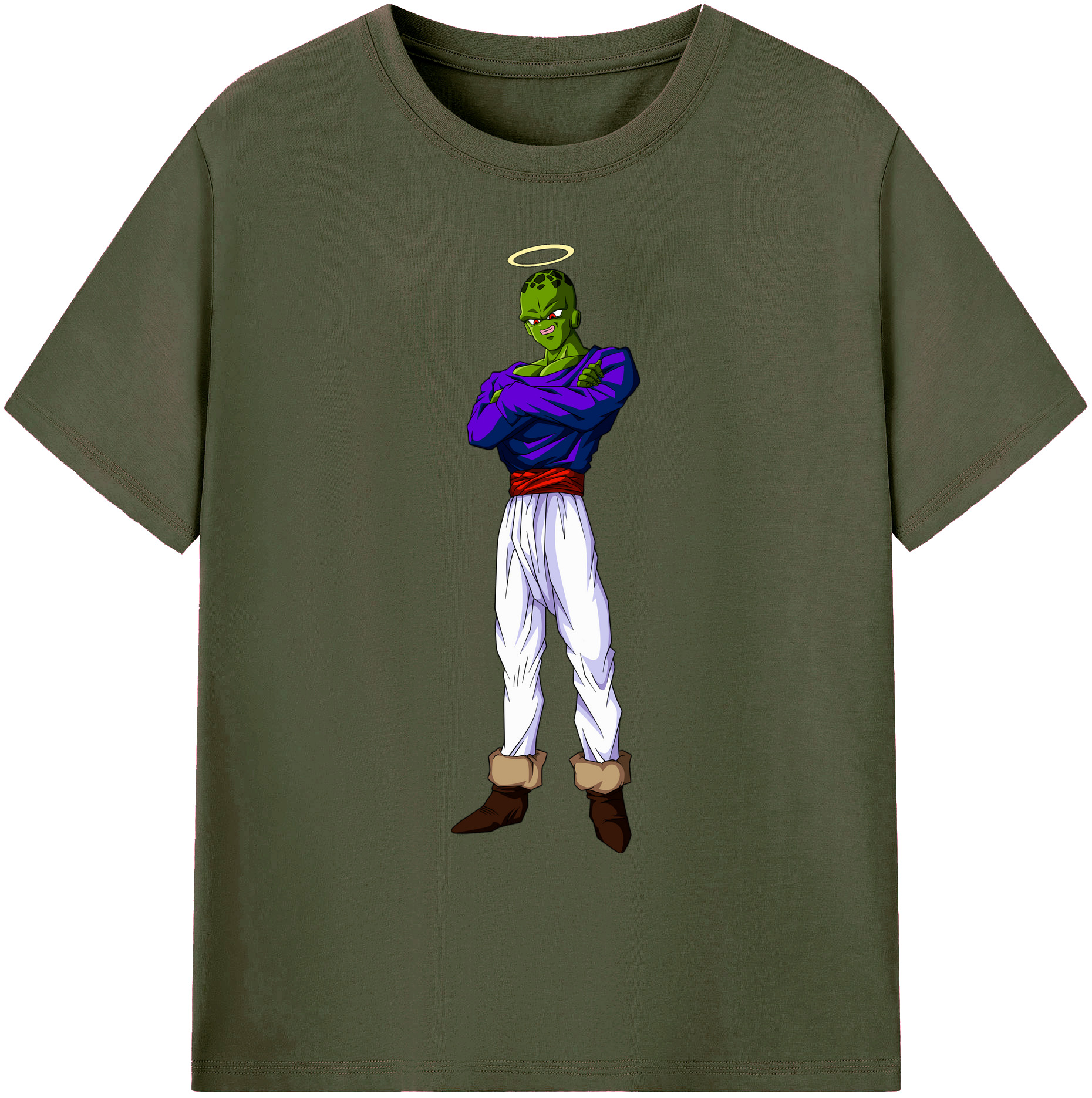 （画像用） ドラゴンボール パイクーハン DRAGON BALL Pikkon 綿100％ メンズ半袖Tシャツ｜肌触りやわらか＆通気性